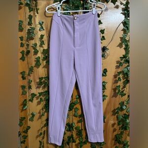 Lavender straight leg pants